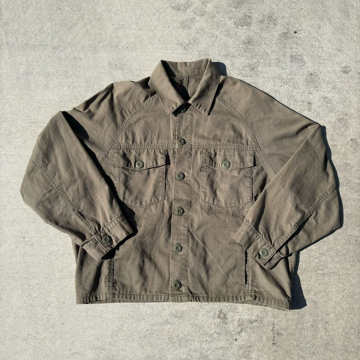 Vintage Vintage Military Work Shirt Size US M / EU 48-50 / 2 - 1 Thumbnail