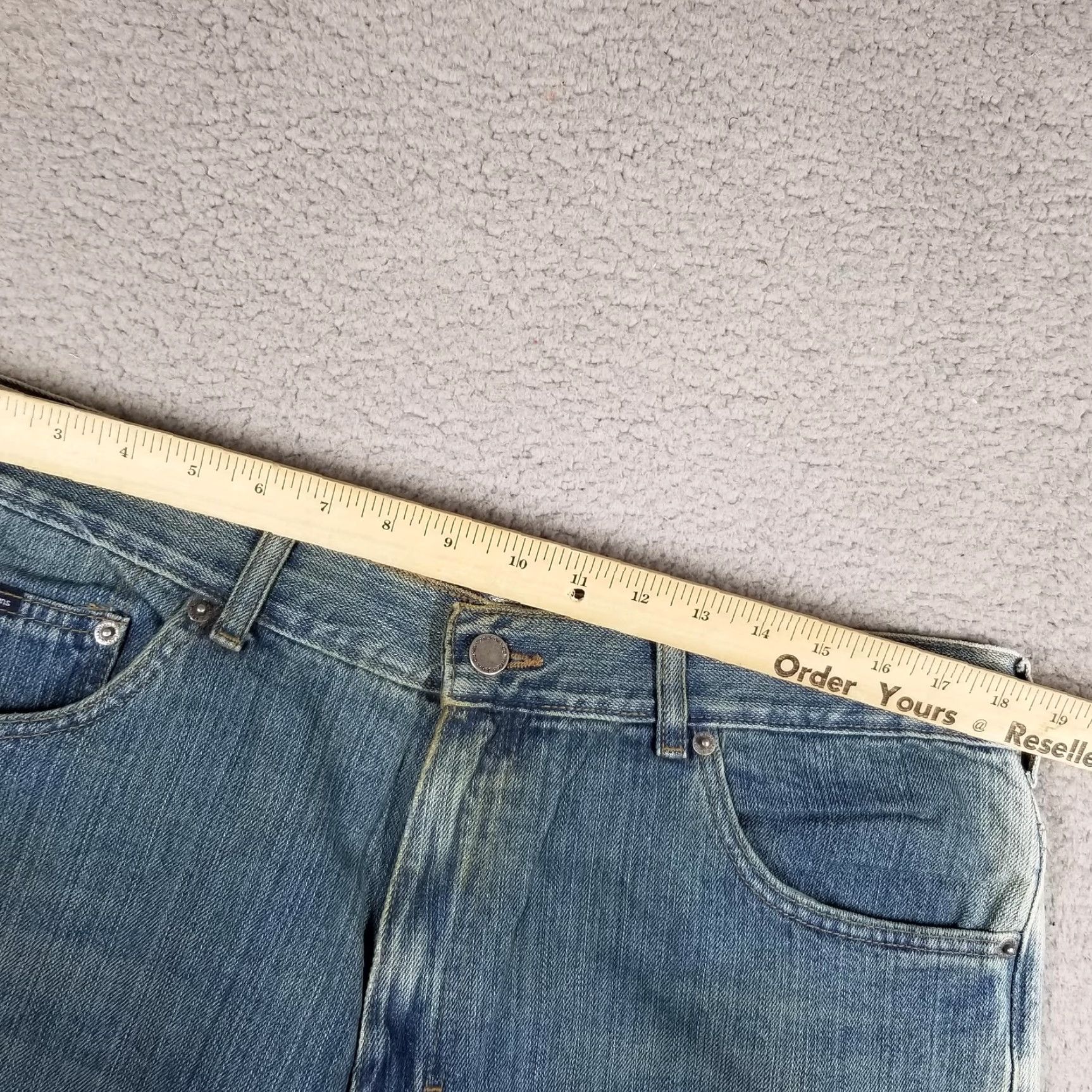 Vintage Calvin Klein Jeans 36x32 Medium Wash Straight Leg Denim Mens Size US 36 / EU 52 - 3 Thumbnail