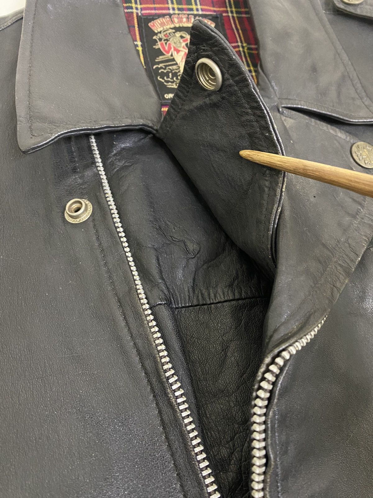 Designer × Japanese Brand MOTORCYCLE MATE / DOLPHIN (Original Leather Wear) Size US L / EU 52-54 / 3 - 16 Thumbnail