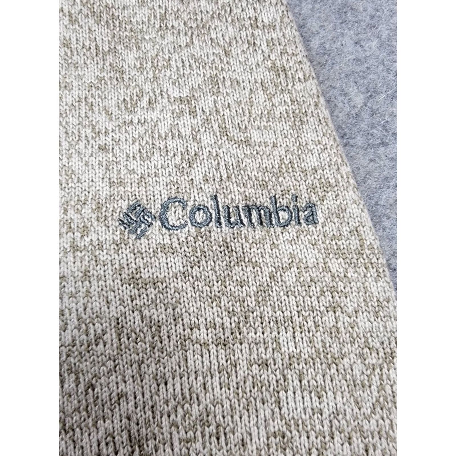 Vintage Columbia Sweater Womens Small Brown Hooded 1/4 Button Pullover Fleece Lined Size S / US 4 / IT 40 - 5 Thumbnail