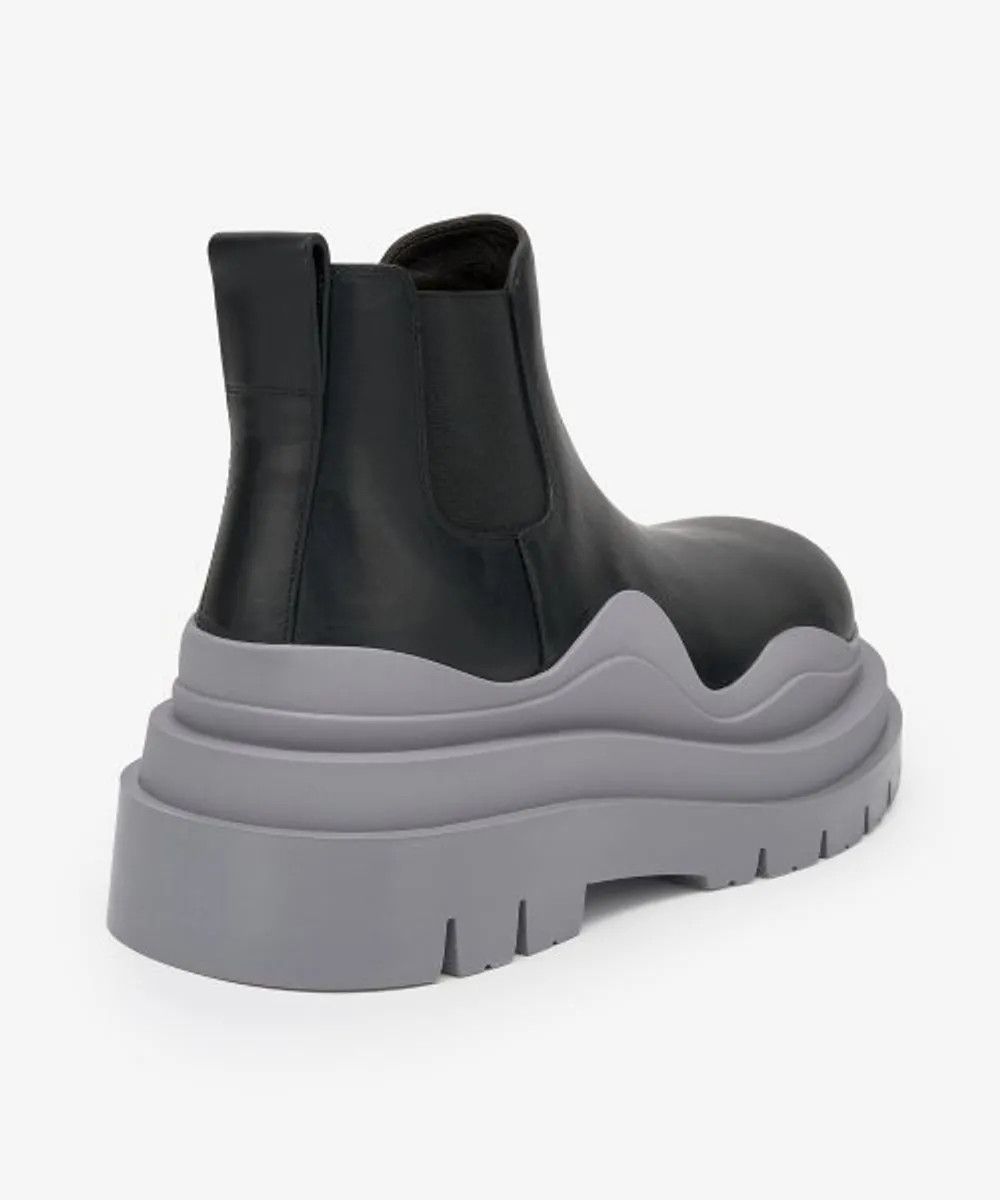 Bottega Veneta o1n1vont0125 Tire Ankle Chelsea Boots in Black Size US 9 / EU 42 - 6 Thumbnail