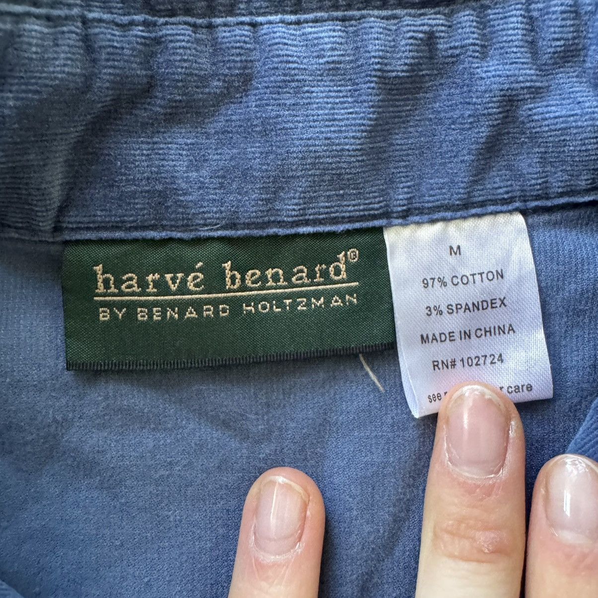 Harve Benard Vintage Benard Holtzman Western Corduroy Shirt Size M / US 6-8 / IT 42-44 - 4 Thumbnail