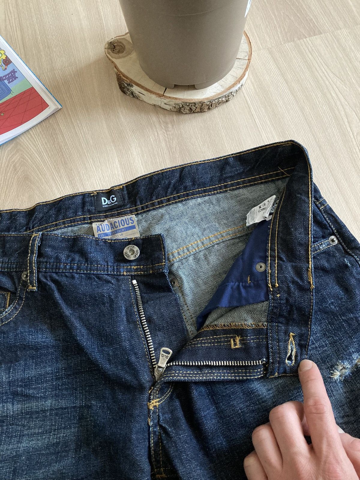 Dolce & Gabbana Vintage RARE Dolce&Gabbana Audacious Dirty Pants Jeans 00s Size US 34 / EU 50 - 16 Thumbnail