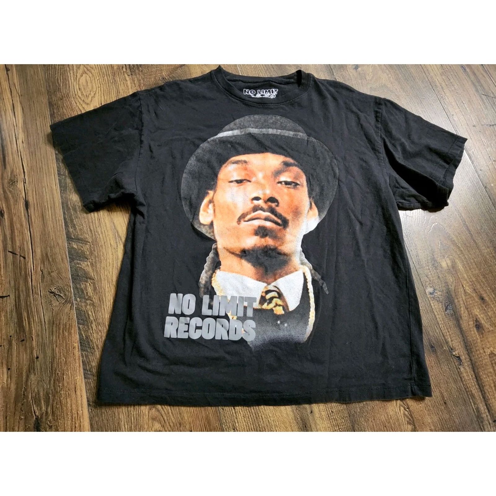 Vintage Snoop Dogg No Limit Records T Shirt Mens XS Black Graphic Print Crew Neck Short Sleeve Hip Hop Streetwear 2020s Vintage: No Size US XS / EU 42 / 0 - 6 Thumbnail