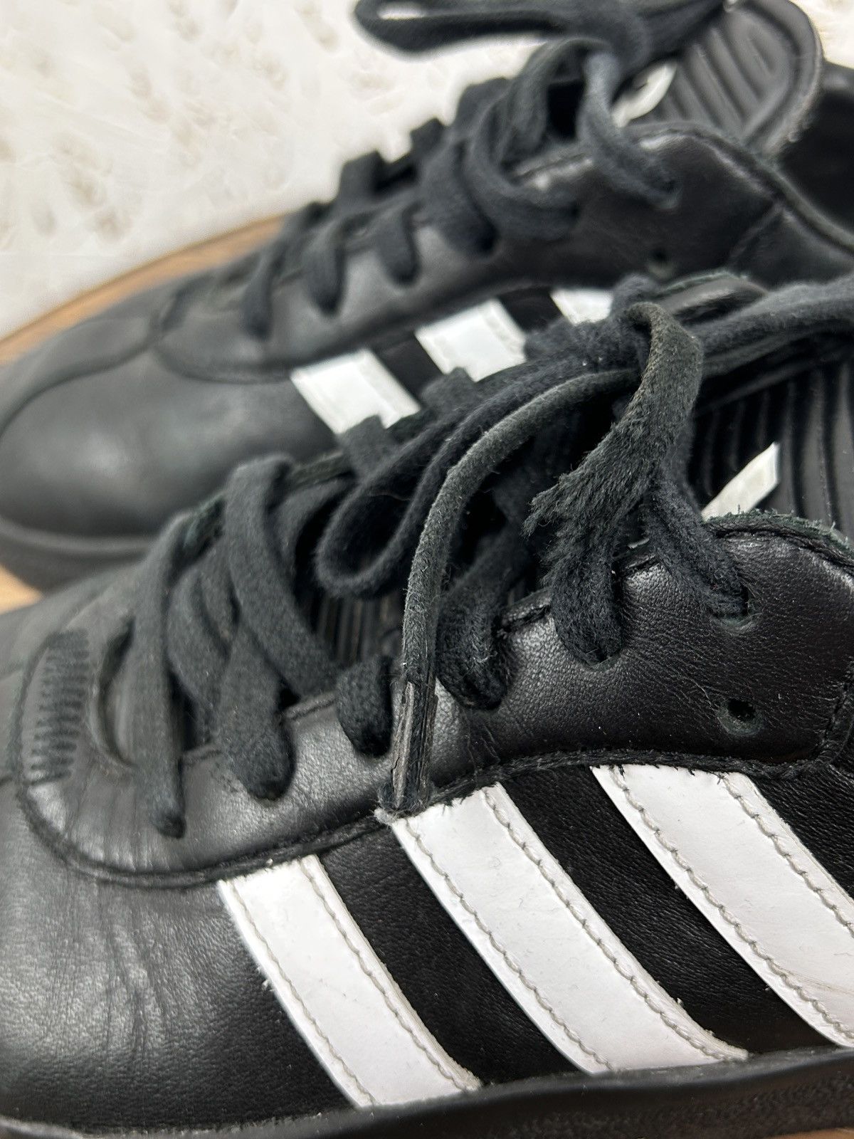 Adidas Adidas Y-3 Tangutsu Football Black White Low Top Sneakers Size US 5.5 / EU 38 - 3 Thumbnail