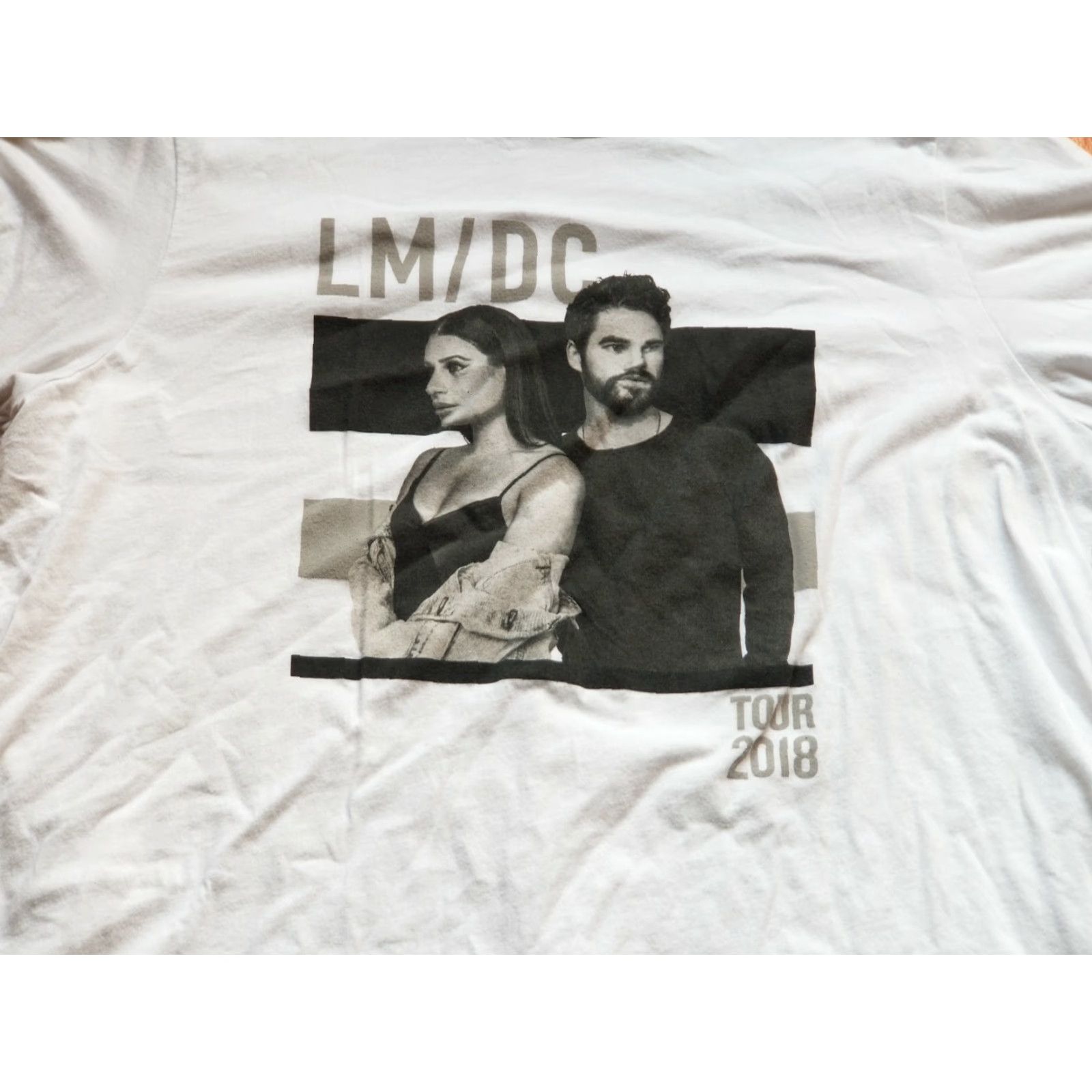 Vintage Womens 2XL LM/DC 2018 Tour T Shirt Double Sided Band Tee White Bella + Canvas Shirt Unisex Adults Punk 2018 Tour Vintage No N/A Size XXL / US 16-18 / IT 52-54 - 2 Thumbnail