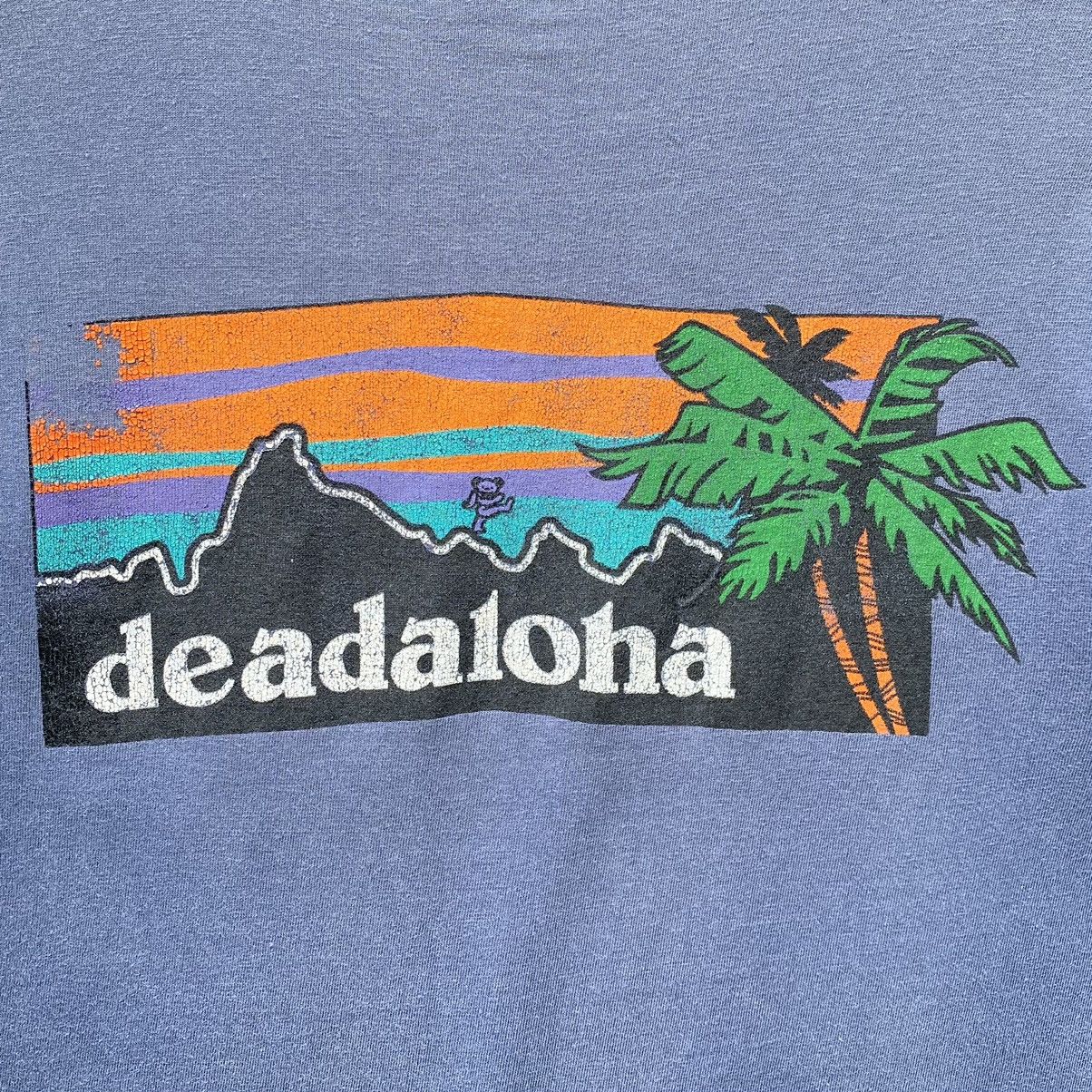 Grateful Dead Rare!Vintage 90s Grateful Dead Deadaloha Band Tee Distressed Size US S / EU 44-46 / 1 - 18 Thumbnail