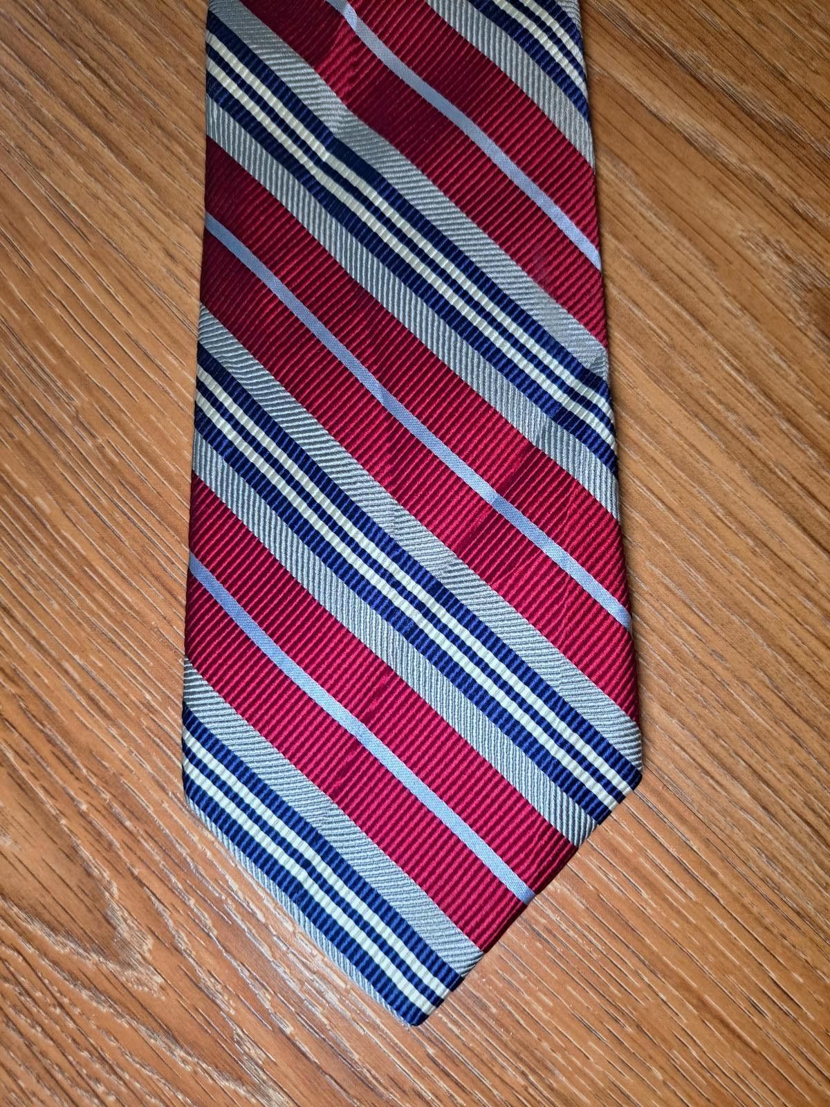 Robert Talbott Robert Talbott Silk Cotton Tie Multicolor Striped Wide Size ONE SIZE - 1 Thumbnail