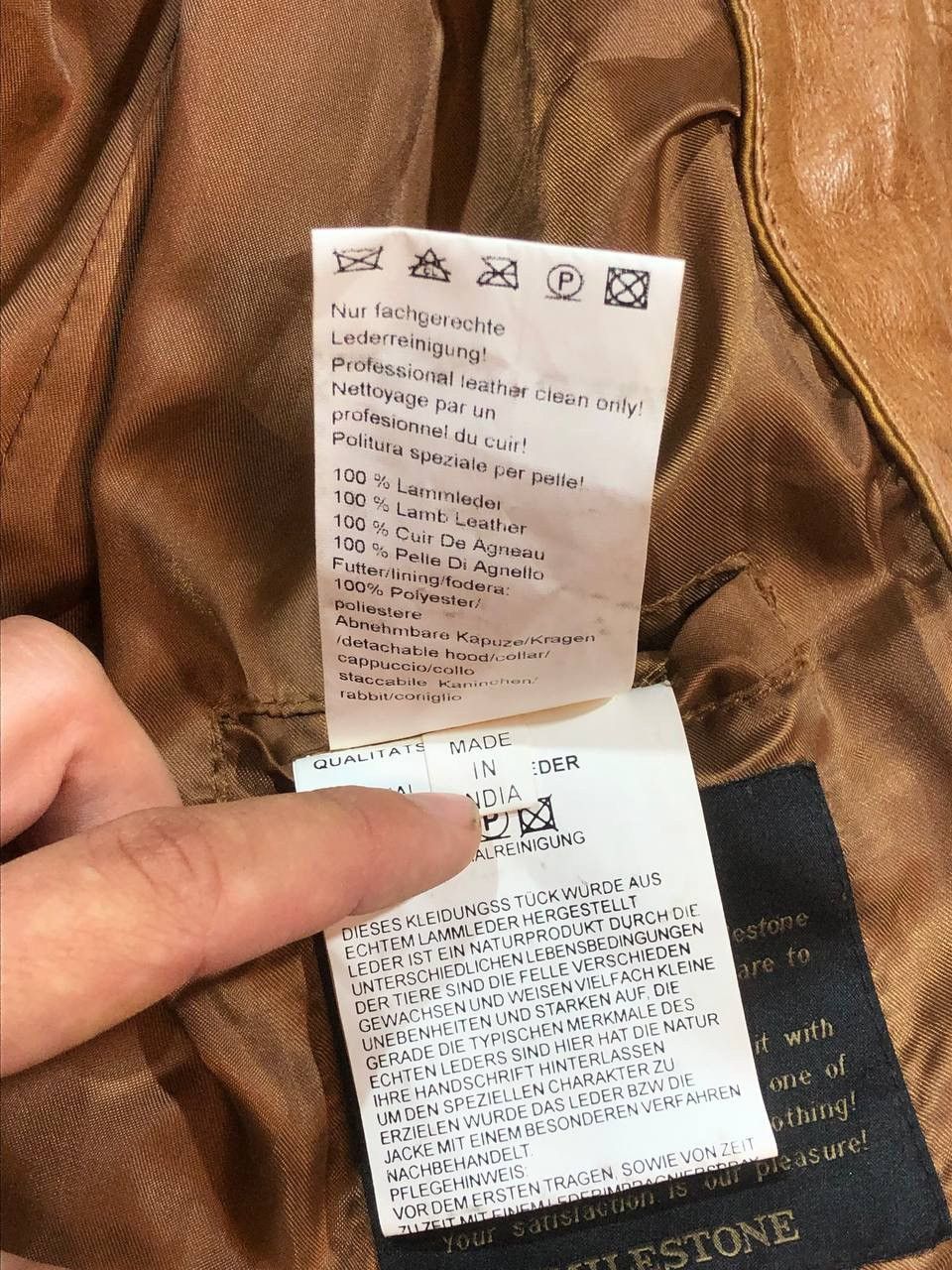 Milestone Milestone Autumn/Winter Leather Jacket Wooman Size M / US 6-8 / IT 42-44 - 22 Thumbnail