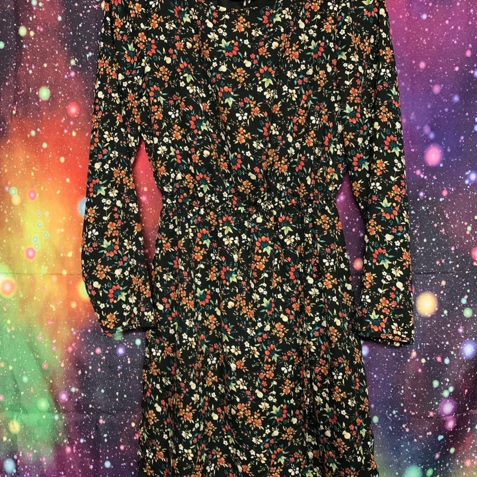 Designer Floral Print Dress Size XXS / US 00 / IT 34 - 2 Thumbnail