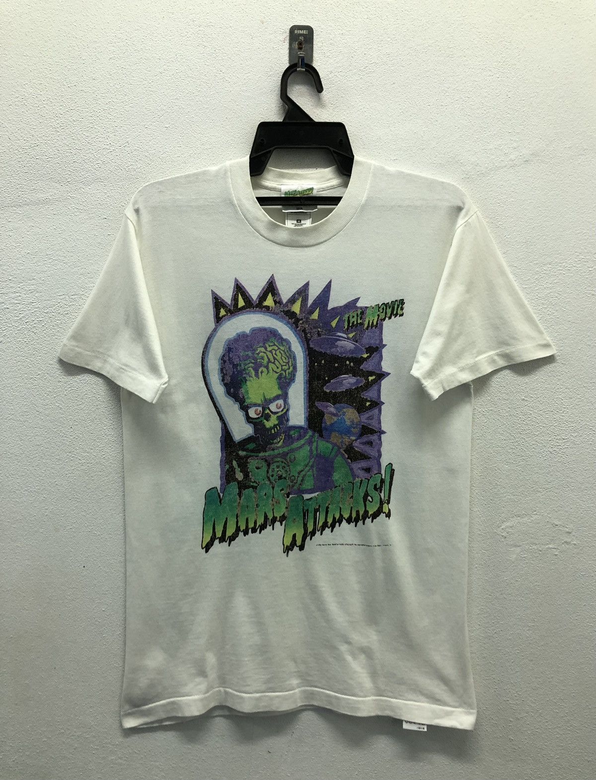 Warner Bros Vintage 1996 Warner Bros Mars Attacks The Movie T-Shirt Size US M / EU 48-50 / 2 - 1 Thumbnail
