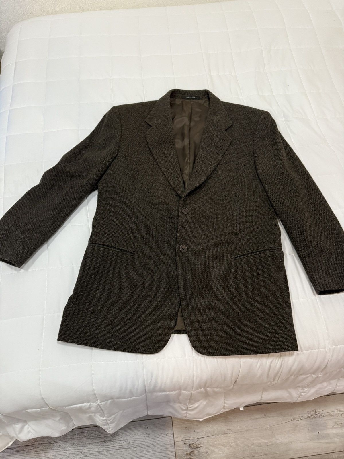 Emporio Armani 1979 REAL VINTAGE Emporio Armani Sport Coat Jacket Blazer Size 34R - 5 Thumbnail