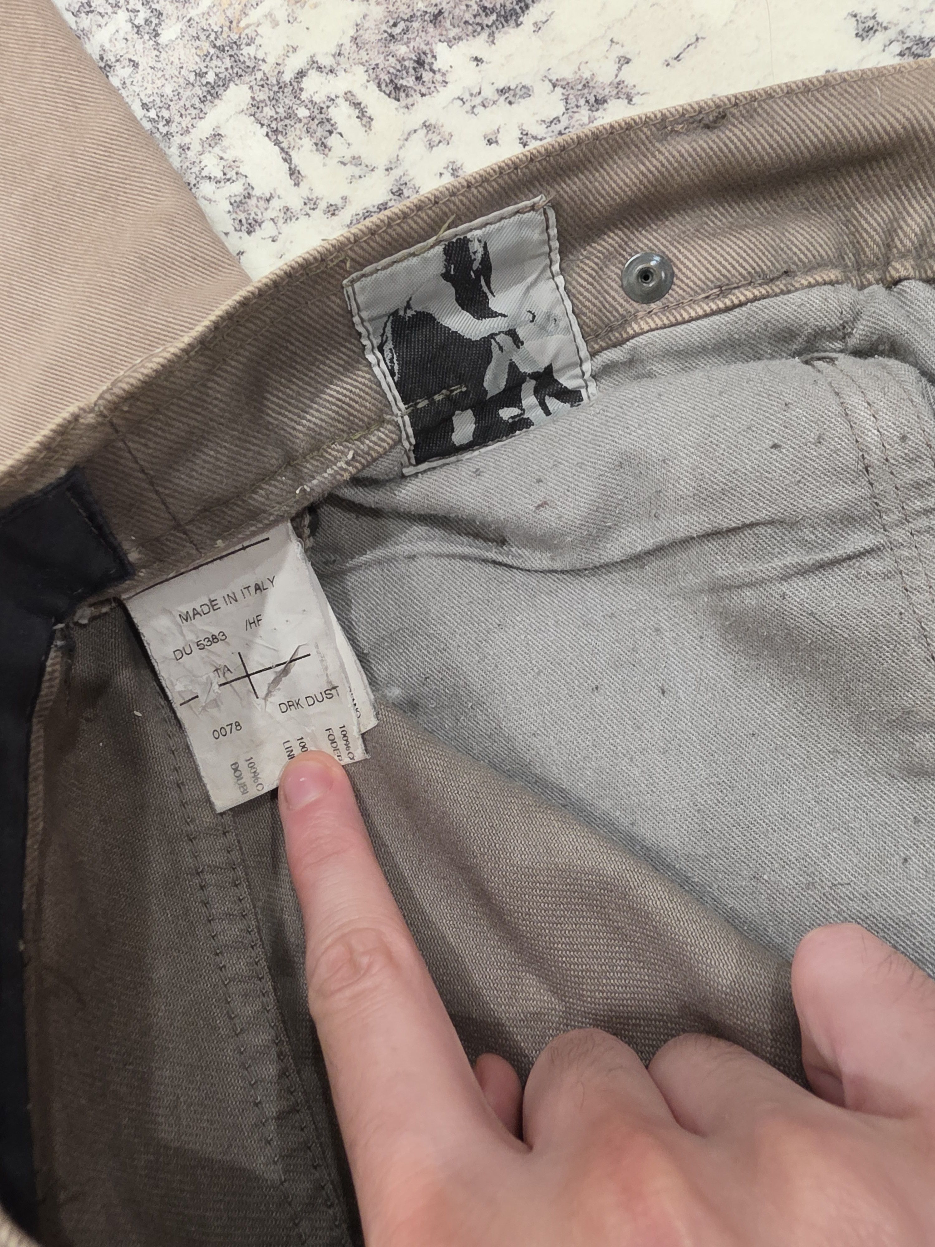 Rick Owens Extremely Rare FW07 EXPLODER Dark Dust Detroit Cut Size US 30 / EU 46 - 5 Thumbnail