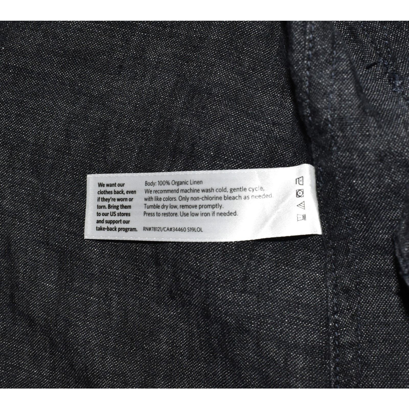 Eileen Fisher EILEEN FISHER Organic Linen Button Front Shirt Jacket Sz PP Size XXS / US 00 / IT 34 - 5 Thumbnail