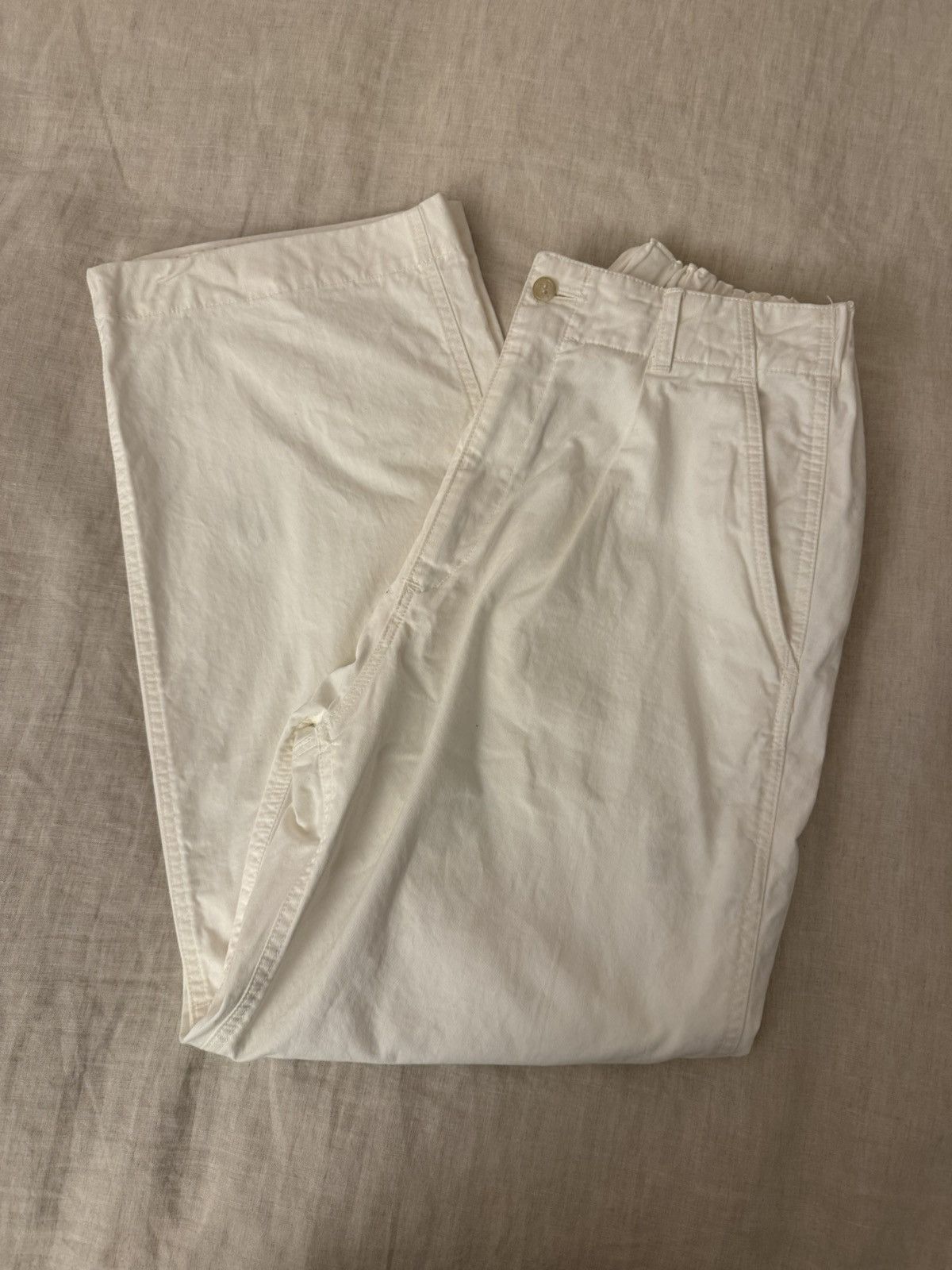 Sage De Cret Sage De Cret - Chino Cloth Single Pleat Baggy Pants Size S Size US 30 / EU 46 - 3 Thumbnail