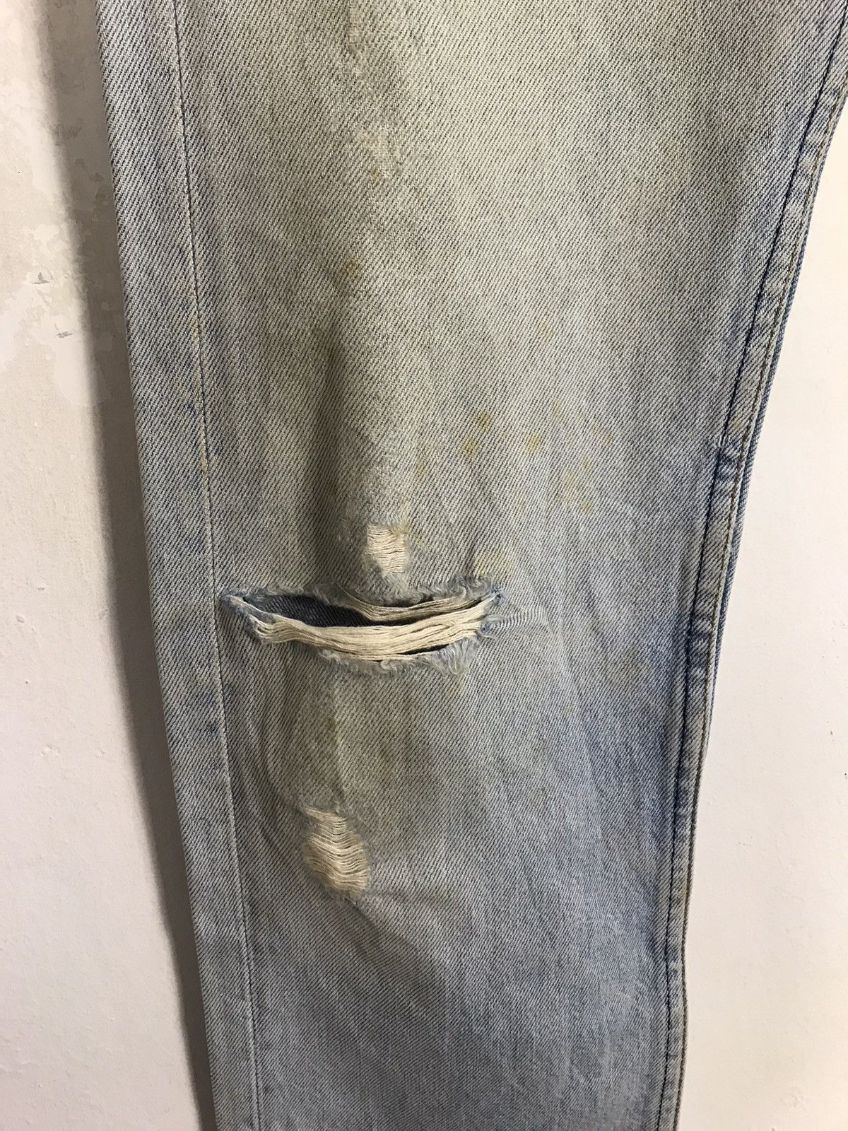 Levi's Levi's Strauss 501 Button Fly Jeans Pants Fits Size 26 27 Size US 27 - 16 Thumbnail