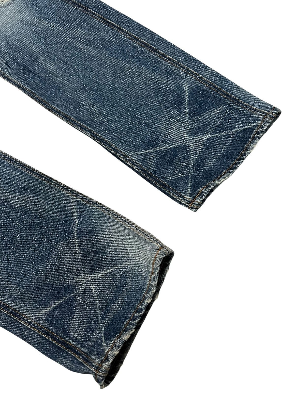 Japanese Brand Vintage Blue Way Japanese Brand Distress Clawmark Jean Size US 34 / EU 50 - 6 Thumbnail