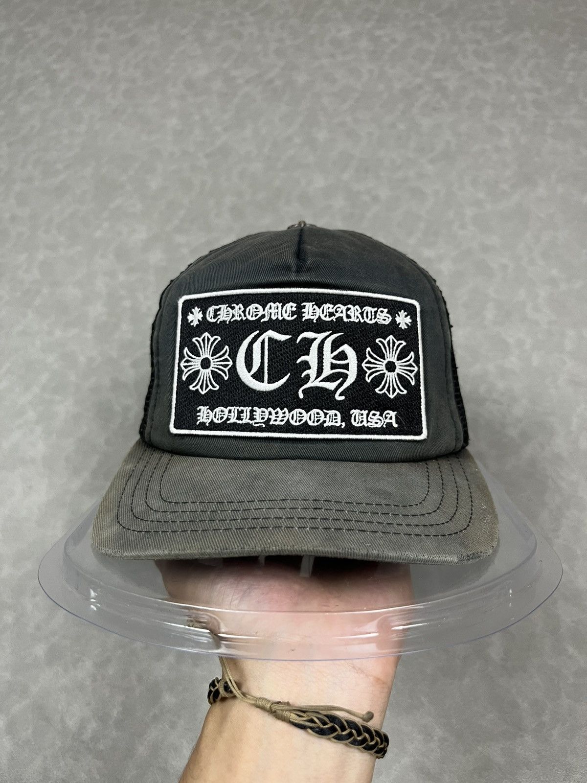 fading Chrome Hearts hollywood hat