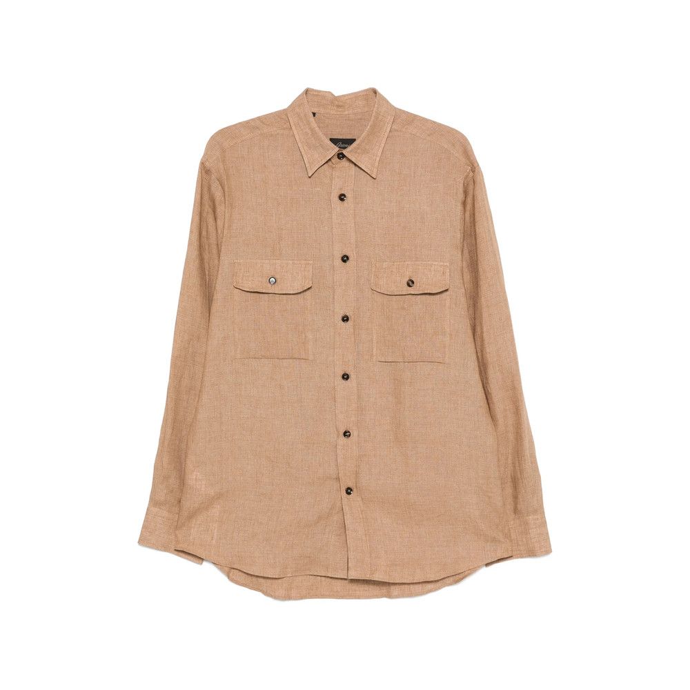 Brioni Brioni BROWN Shirts Size US L / EU 52-54 / 3 - 1 Thumbnail