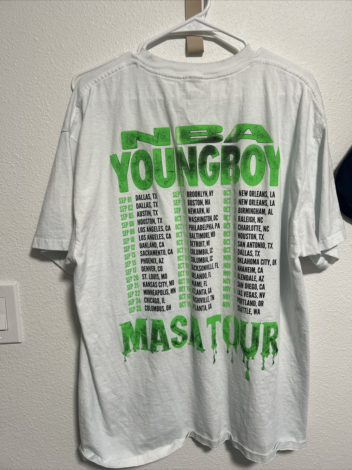 Supreme NBA YOUNGBOY MASA TOUR T-SHIRT in size L Size US XL / EU 56 / 4 - 2 Thumbnail