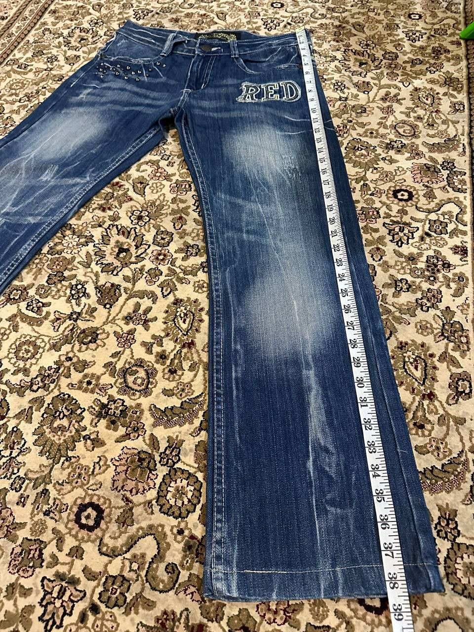 If Six Was Nine RED PEPPER Bootcut Flare Size US 30 / EU 46 - 7 Thumbnail