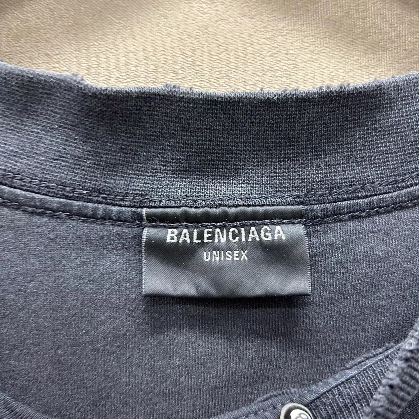Balenciaga BALENCIAGA Reversed Logo Coke Embroidered Short Tee Size L / US 10 / IT 46 - 4 Thumbnail