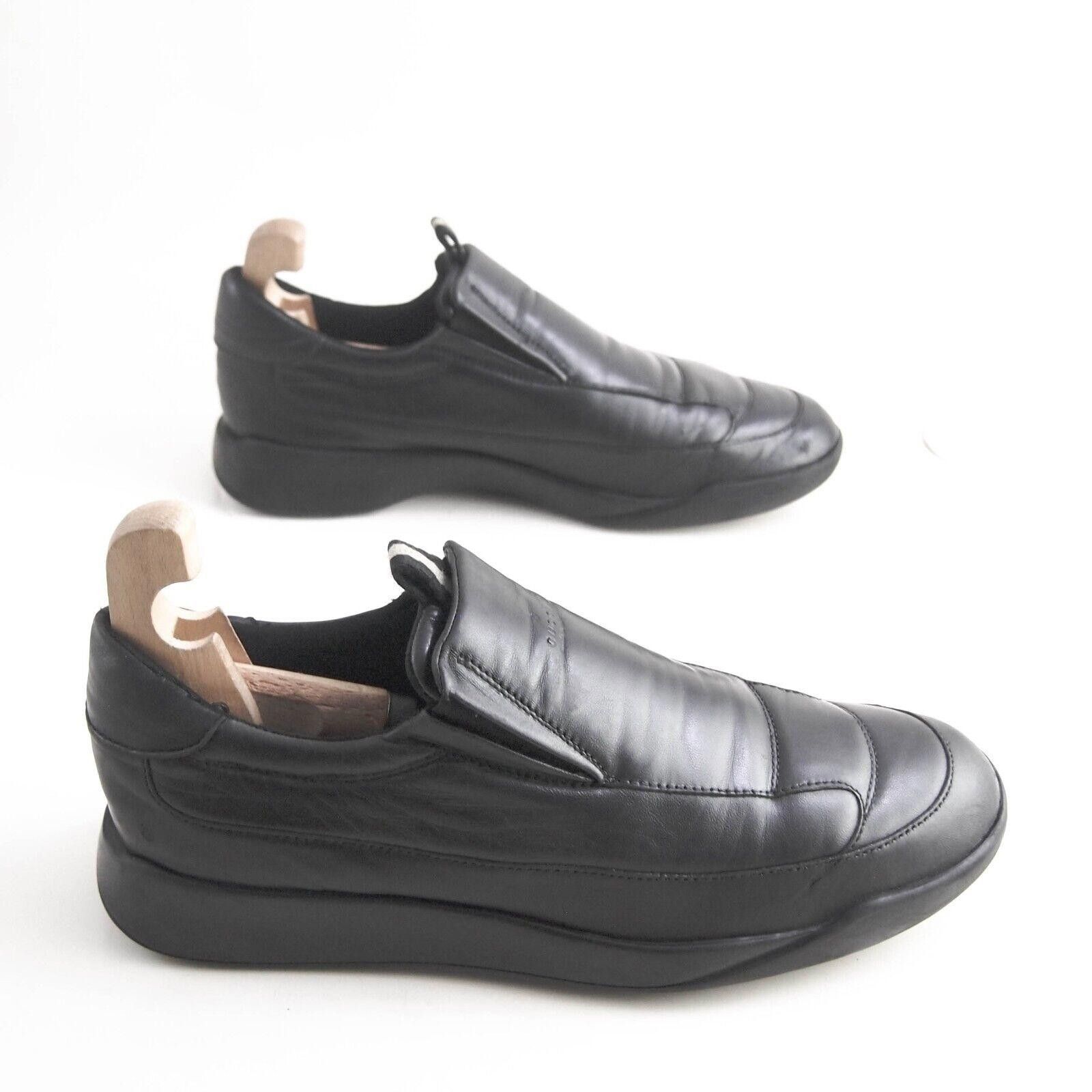 Gucci Gucci Lug Sole Slip Ons Sneaker Black Leather US 10 EU 43 Size US 10 / EU 43 - 5 Thumbnail