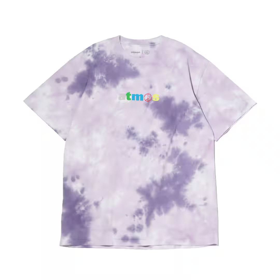 image of Atmos X Sean Wotherspoon Tie Dye Tee in Purple, Men's (Size XL)