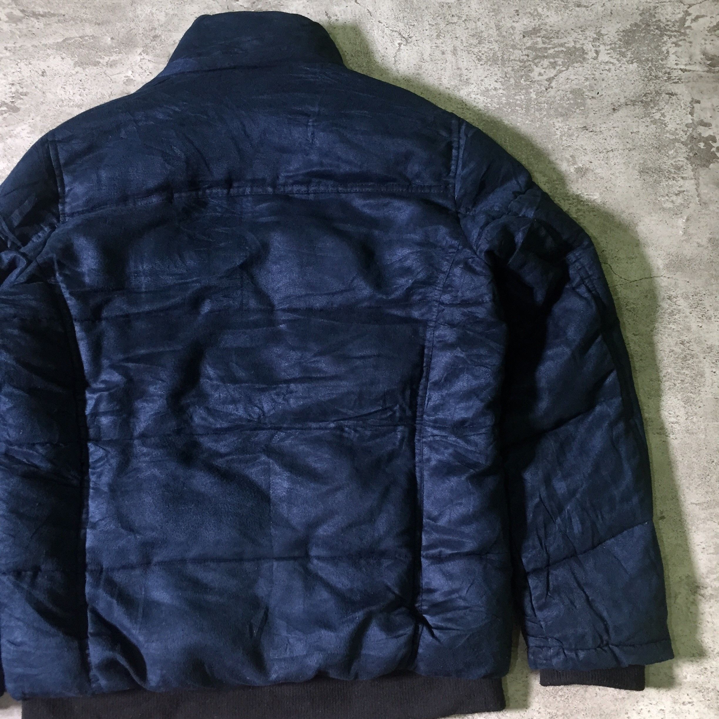 Japanese Brand Louis Chavlon Faux Suede Pattern Rider Replace Hoded Jacket Size US L / EU 52-54 / 3 - 9 Thumbnail
