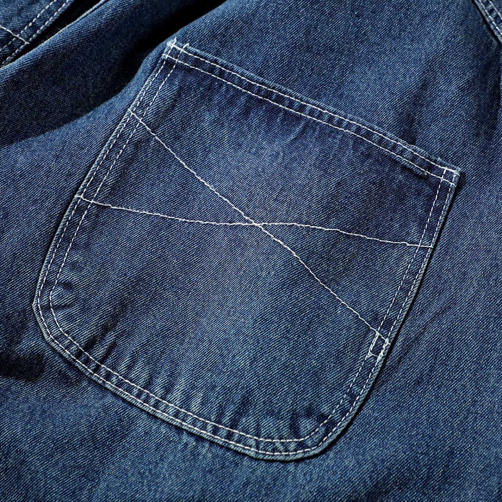 Jean Retro Loose-Fit Denim Pants Size US 32 / EU 48 - 4 Thumbnail