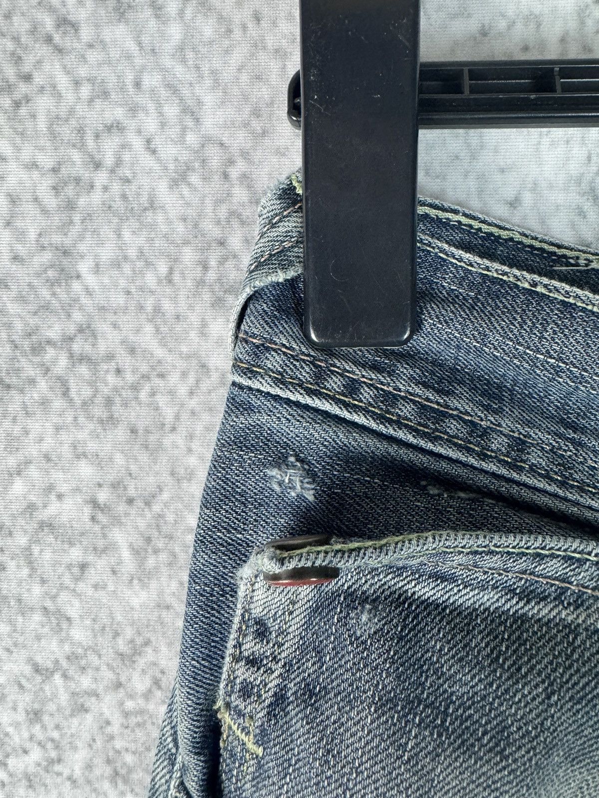 Evisu Evisu Puma distressed Vintage denim jeans size 30x32 Size US 30 / EU 46 - 9 Thumbnail