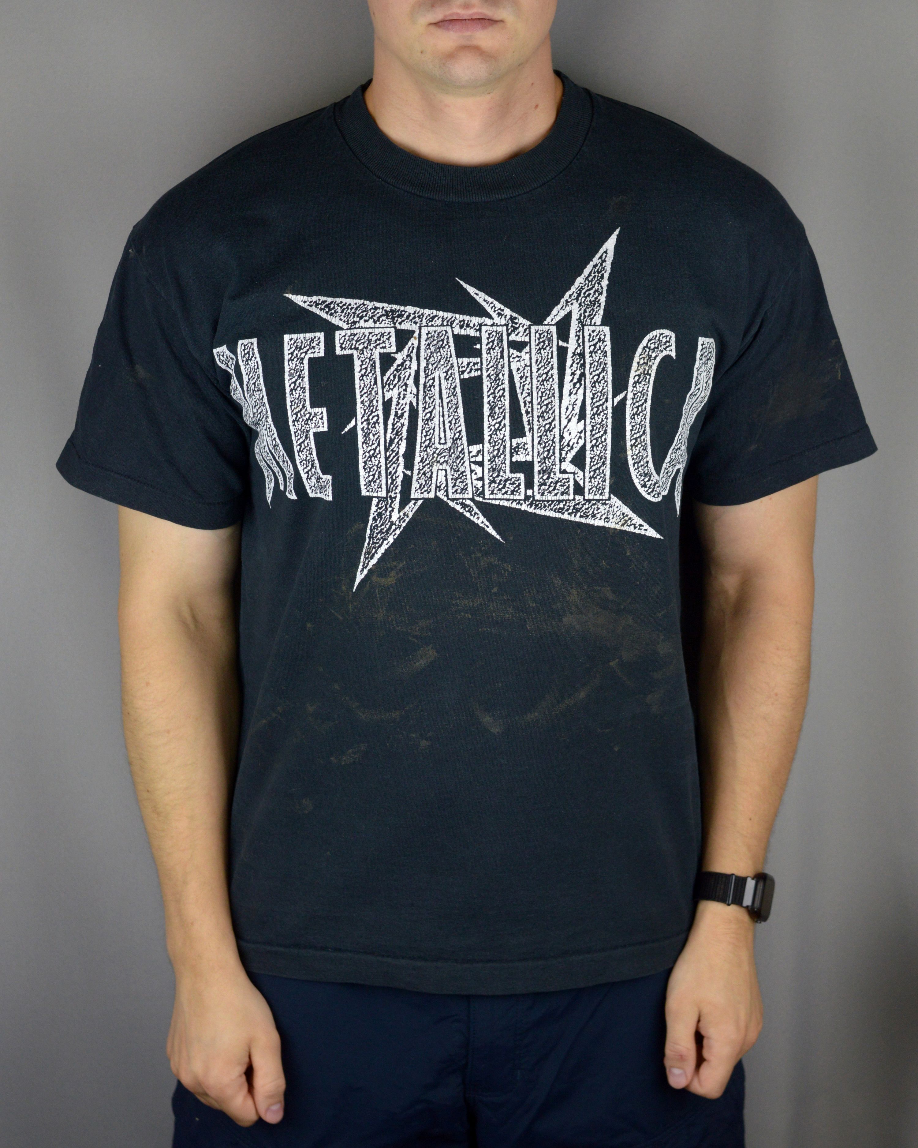 Metallica × Vintage Vintage Metallica Sept 96 Euro tour t shirt Size US XL / EU 56 / 4 - 2 Thumbnail