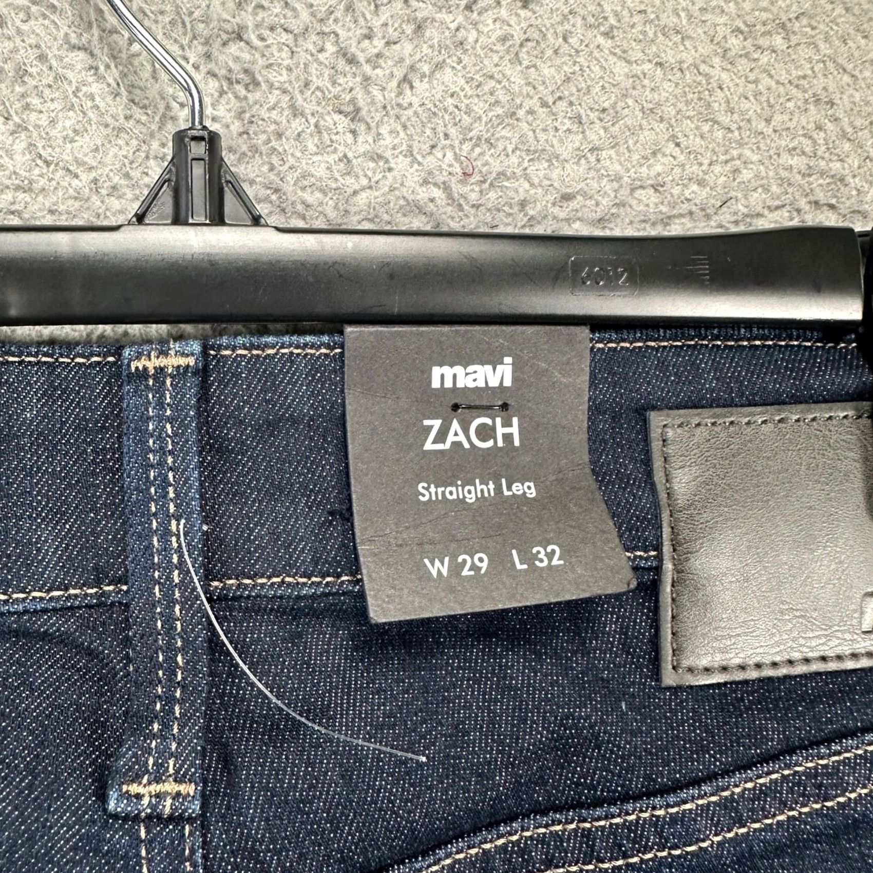 Mavi Mavi Jeans Zach Straight Leg Mens 29X32 Blue Dark Washed 5 Pockets Stretch NEW Size US 29 - 7 Thumbnail