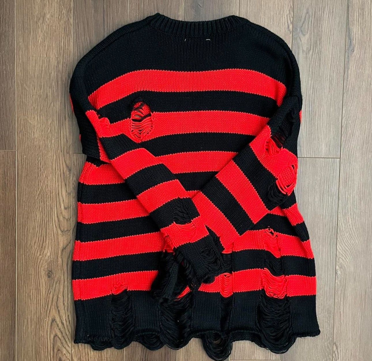 Other Kurt Cobain Striped Knit Sweater Size US XL / EU 56 / 4 - 2 Thumbnail