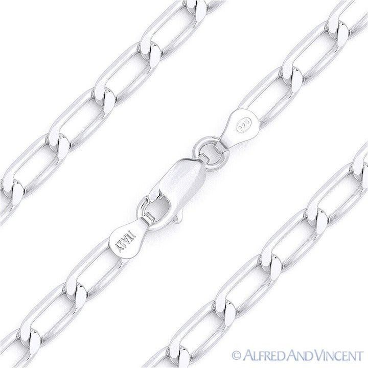 Other Open Cable Link Chain Bracelet in .925 Sterling Silver Size ONE SIZE - 1 Thumbnail