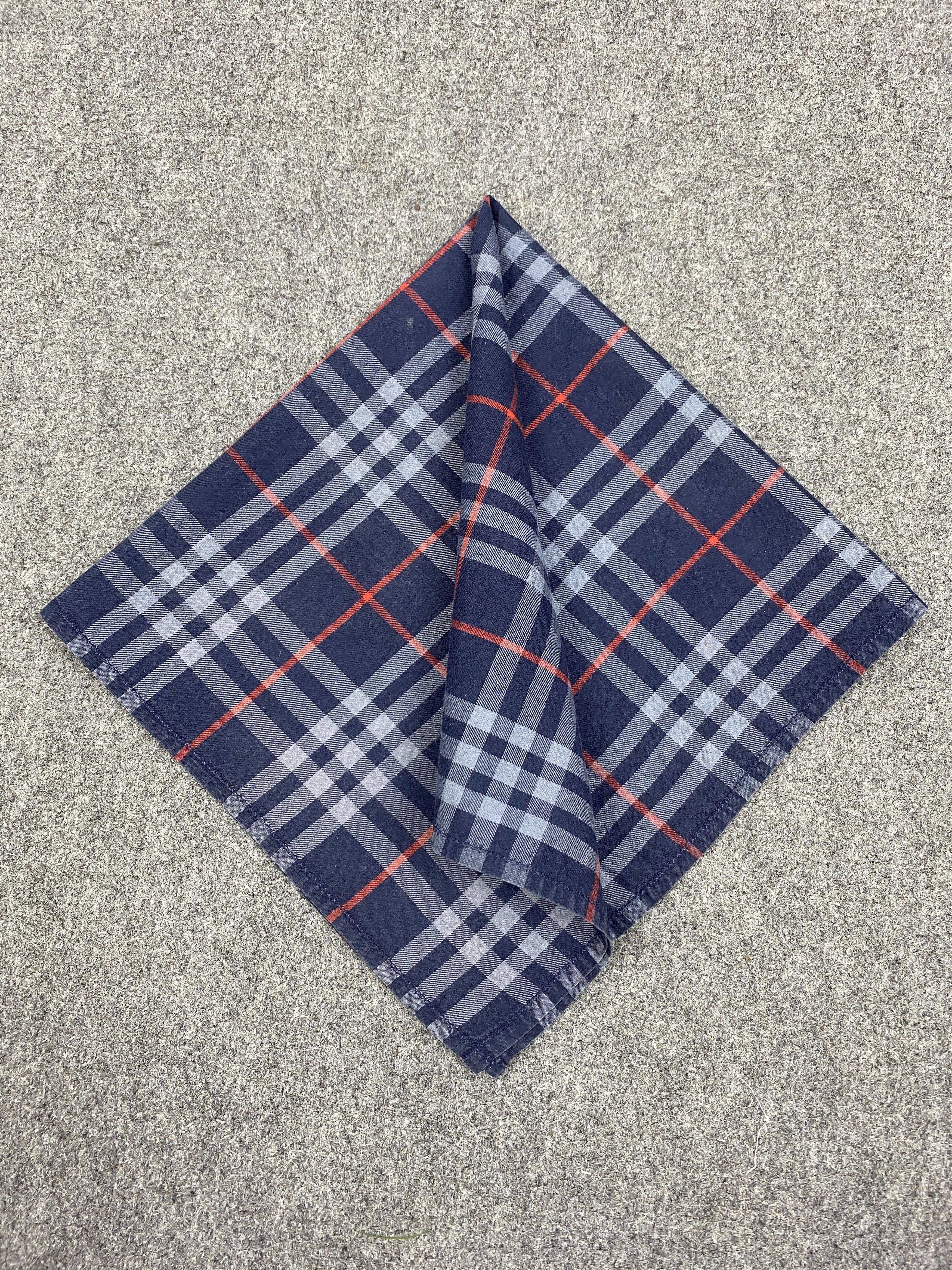 Burberry × Vintage Burberrys Handkerchief / Bandana / Neckerchief HKC0222 Size ONE SIZE - 3 Thumbnail