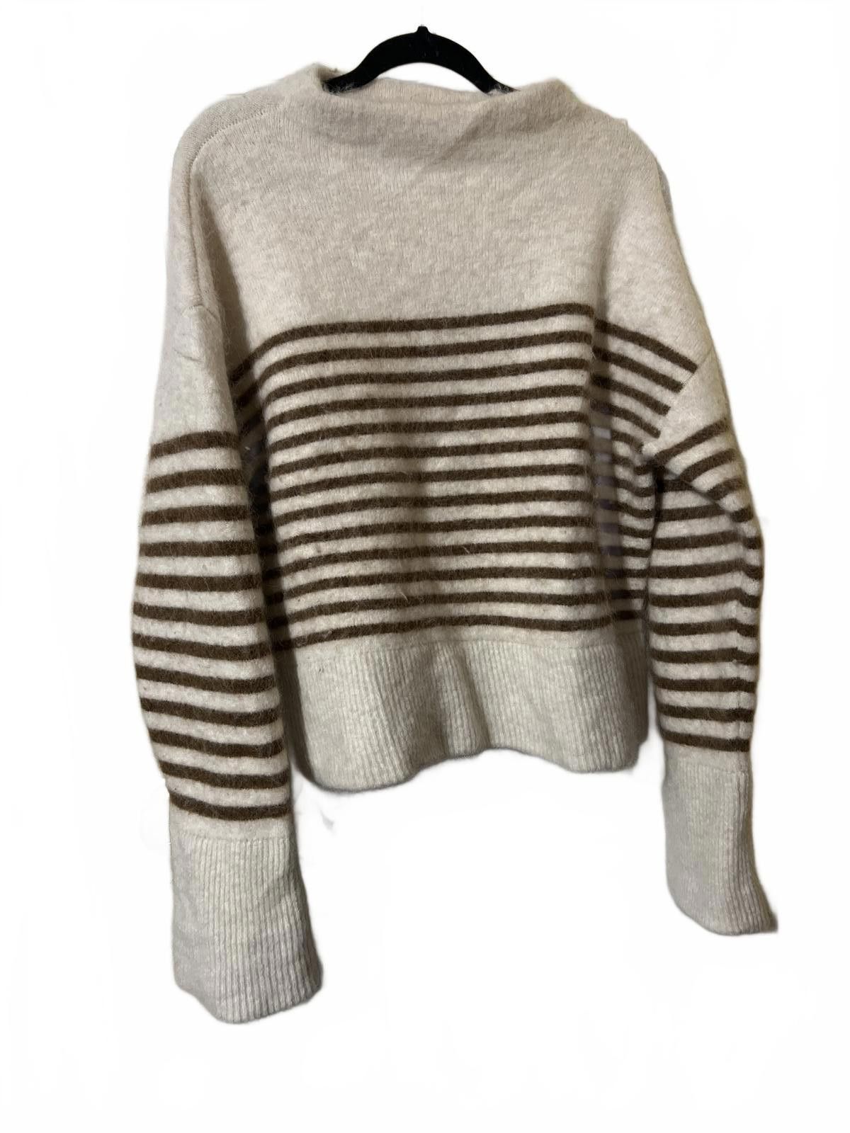 Zara Zara STRIPED WOOL ALPACA BLEND SWEATER LIMITED EDITION M Size M / US 6-8 / IT 42-44 - 3 Thumbnail
