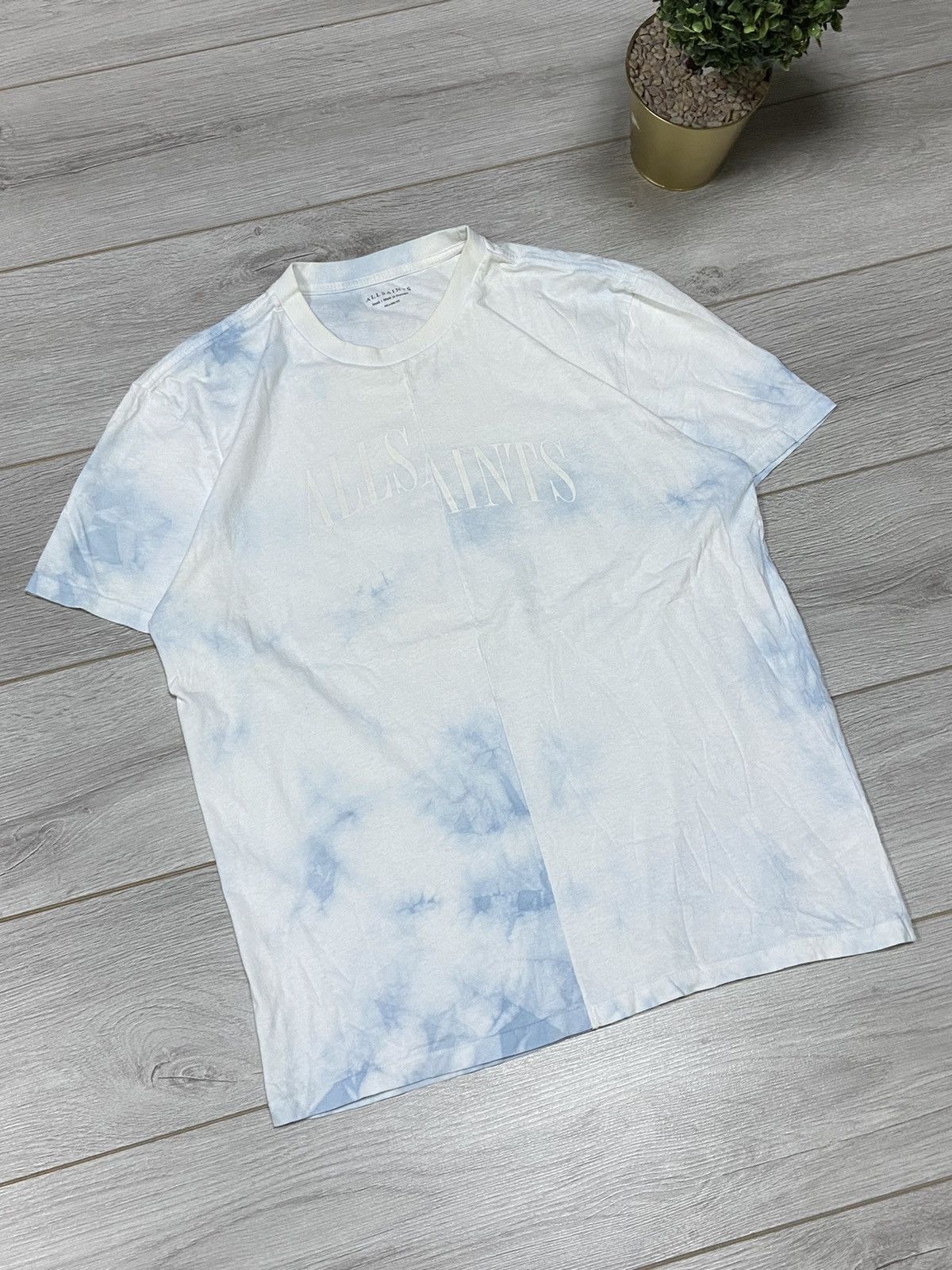 Allsaints Allsaints split logo tie dye t-shirt Size US S / EU 44-46 / 1 - 3 Thumbnail