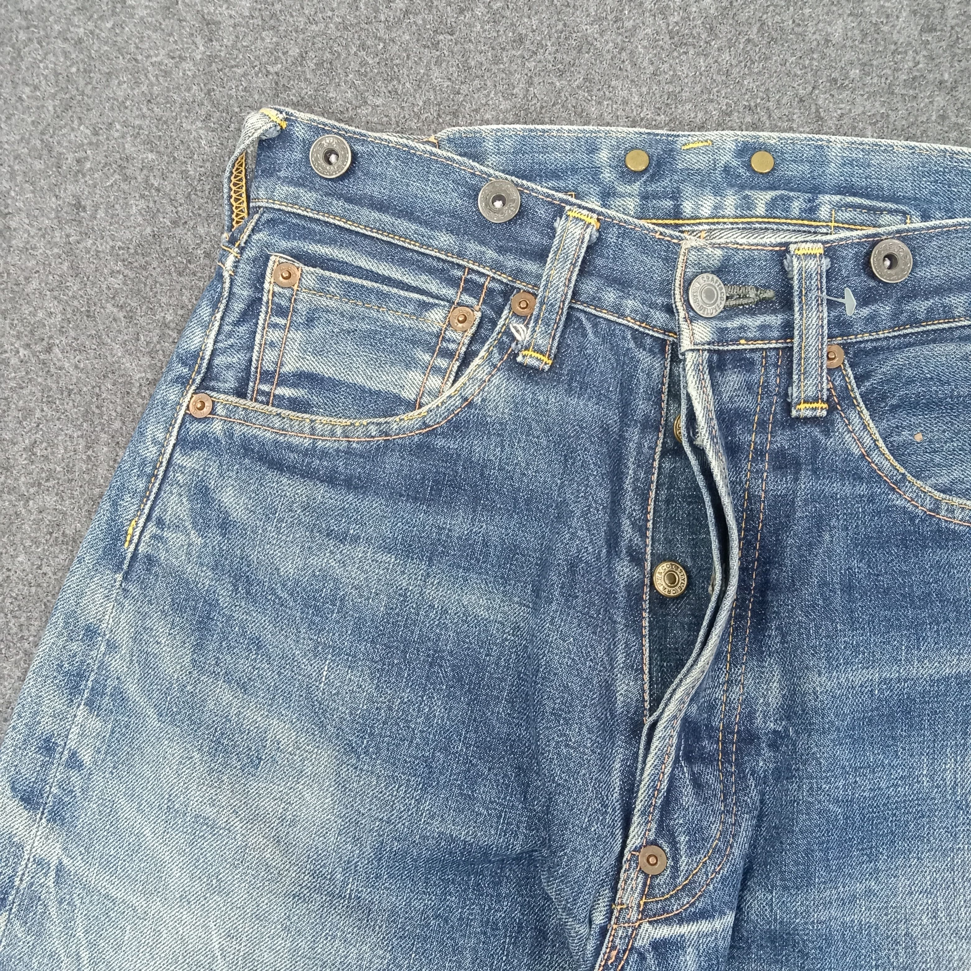 Evisu Evisu Selvedge Japanese 3Q Custom Daicock Jeans C258N14 Size US 27 - 6 Thumbnail