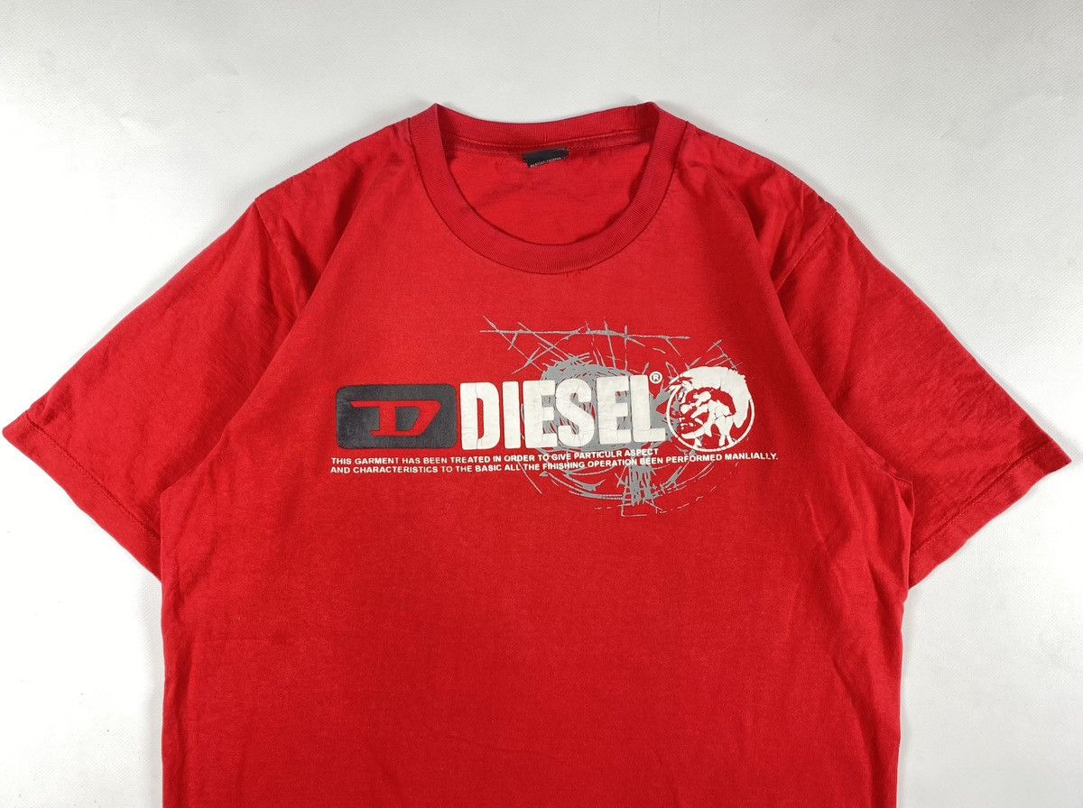 Diesel Diesel T-Shirt Big Print Logo Vintage Archive Double Sided Size US L / EU 52-54 / 3 - 3 Thumbnail
