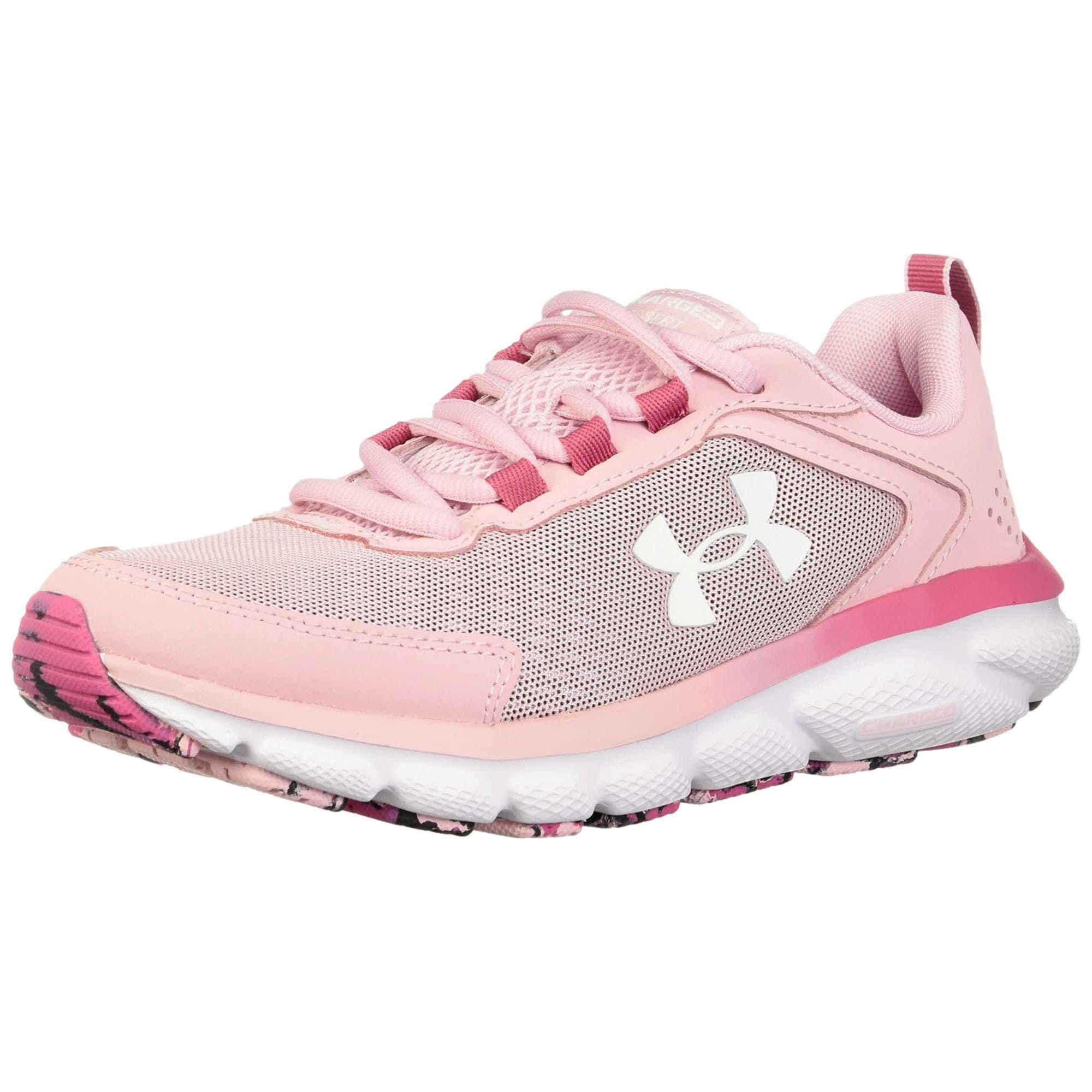 Under Armour Charged Assert 9 Mrbl D Pink / Black 3025951-600 Size US 6 / IT 36 - 1 Thumbnail