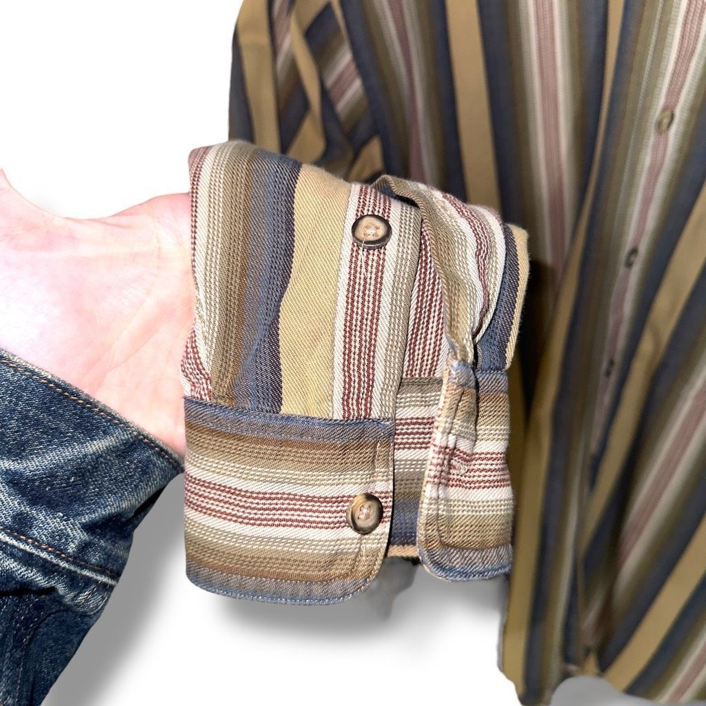 Gant GANT Brown and Green Chelsea Twill Button Down Shirt Size M Size US M / EU 48-50 / 2 - 7 Thumbnail