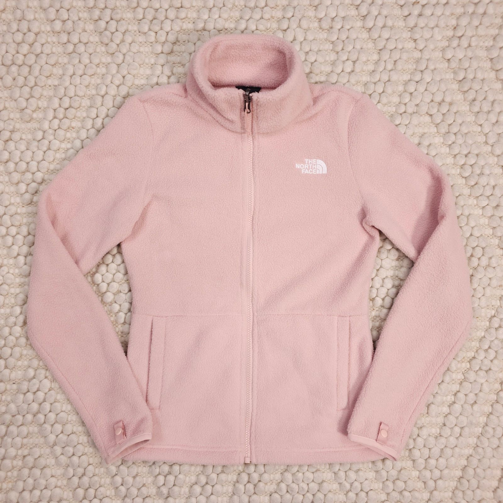 The North Face The North Face Full Zip Fleece Pink Sz Extra Small Size XS / US 0-2 / IT 36-38 - 8 Thumbnail