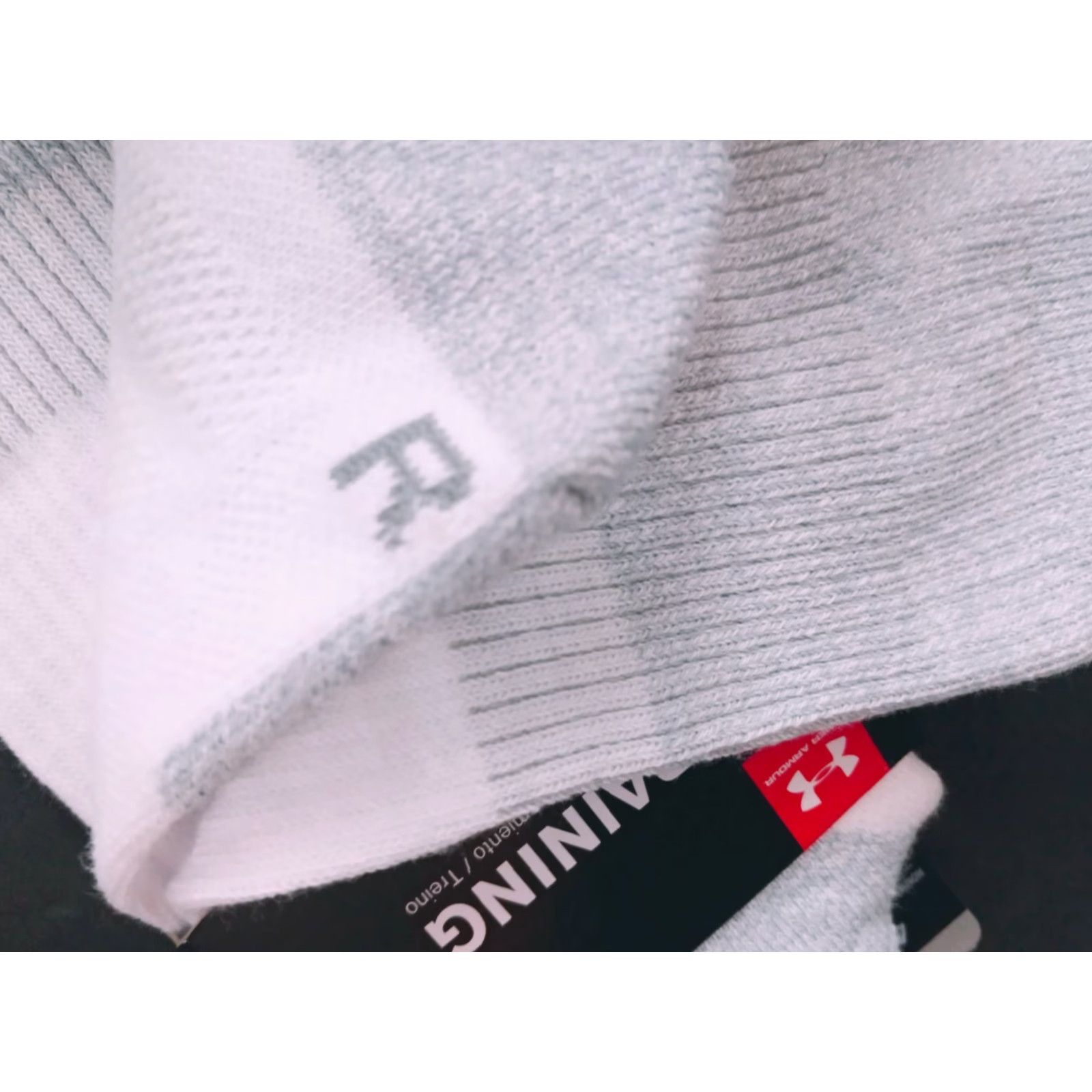 Under Armour Under Armour Men Phenom Training Elevated Heatgear OTC Crew Sport Sock Workout Size ONE SIZE - 3 Thumbnail