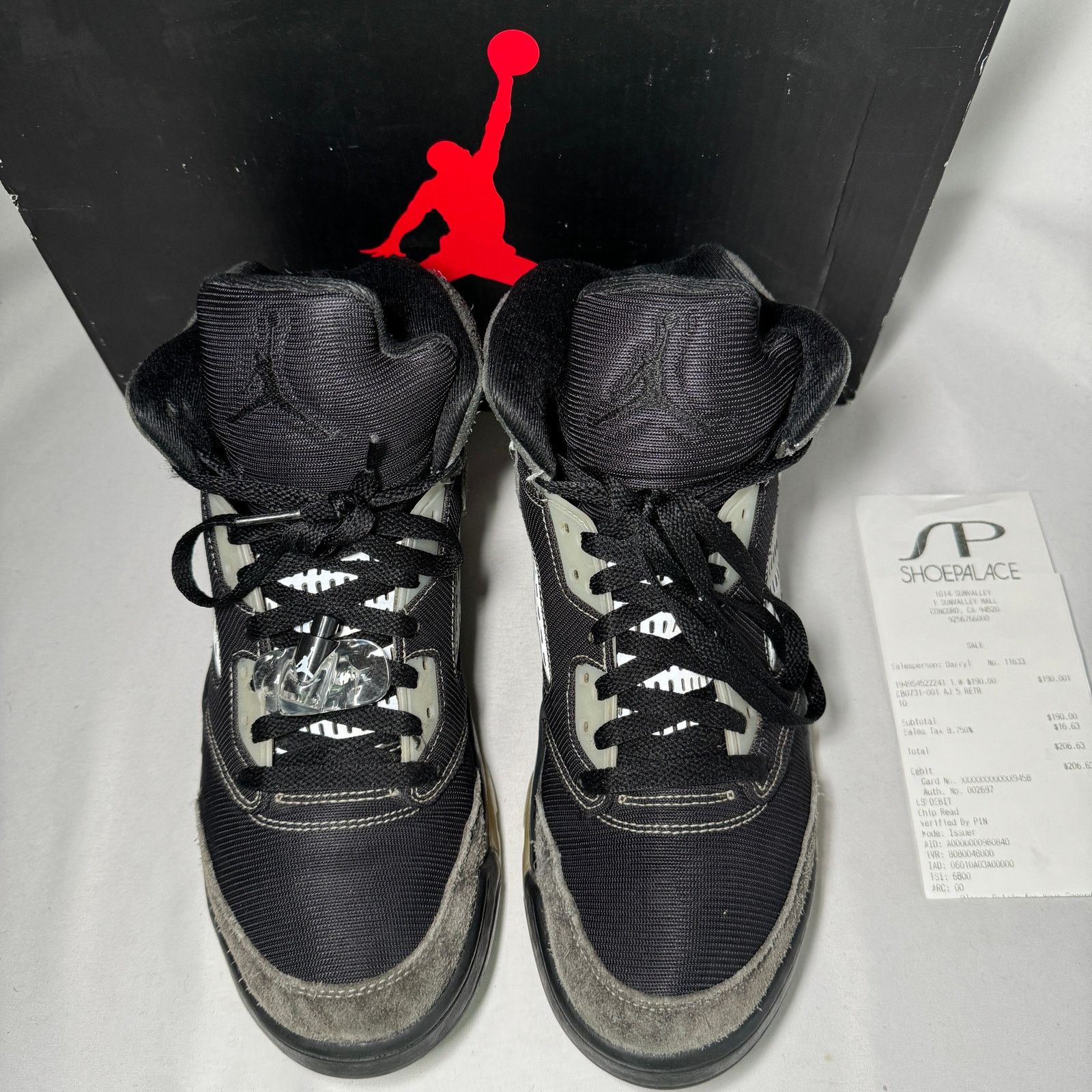 Jordan Brand × Nike Size 10 - Nike Air Jordan 5 Retro Anthracite Men's Shoes Size US 10 / EU 43 - 5 Thumbnail