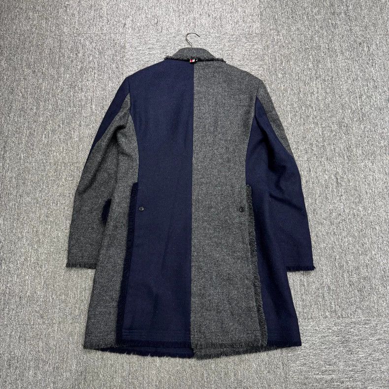 Thom Browne Thom Browne size3 A wool patchwork coat Size US L / EU 52-54 / 3 - 2 Thumbnail