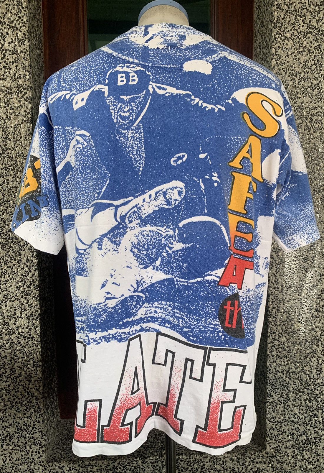 MLB × Vintage Vintage 90s Safe At The Plate RBI King MLB T shirt Size US L / EU 52-54 / 3 - 6 Thumbnail