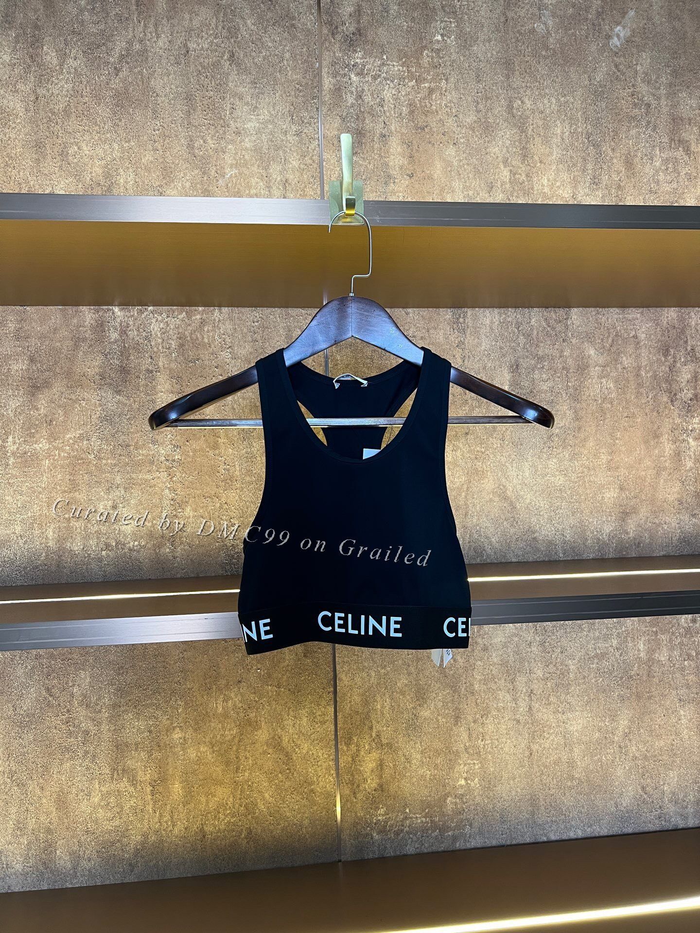 Celine Celine Slogan Camisole Tank Top Size S / US 4 / IT 40 - 1 Thumbnail