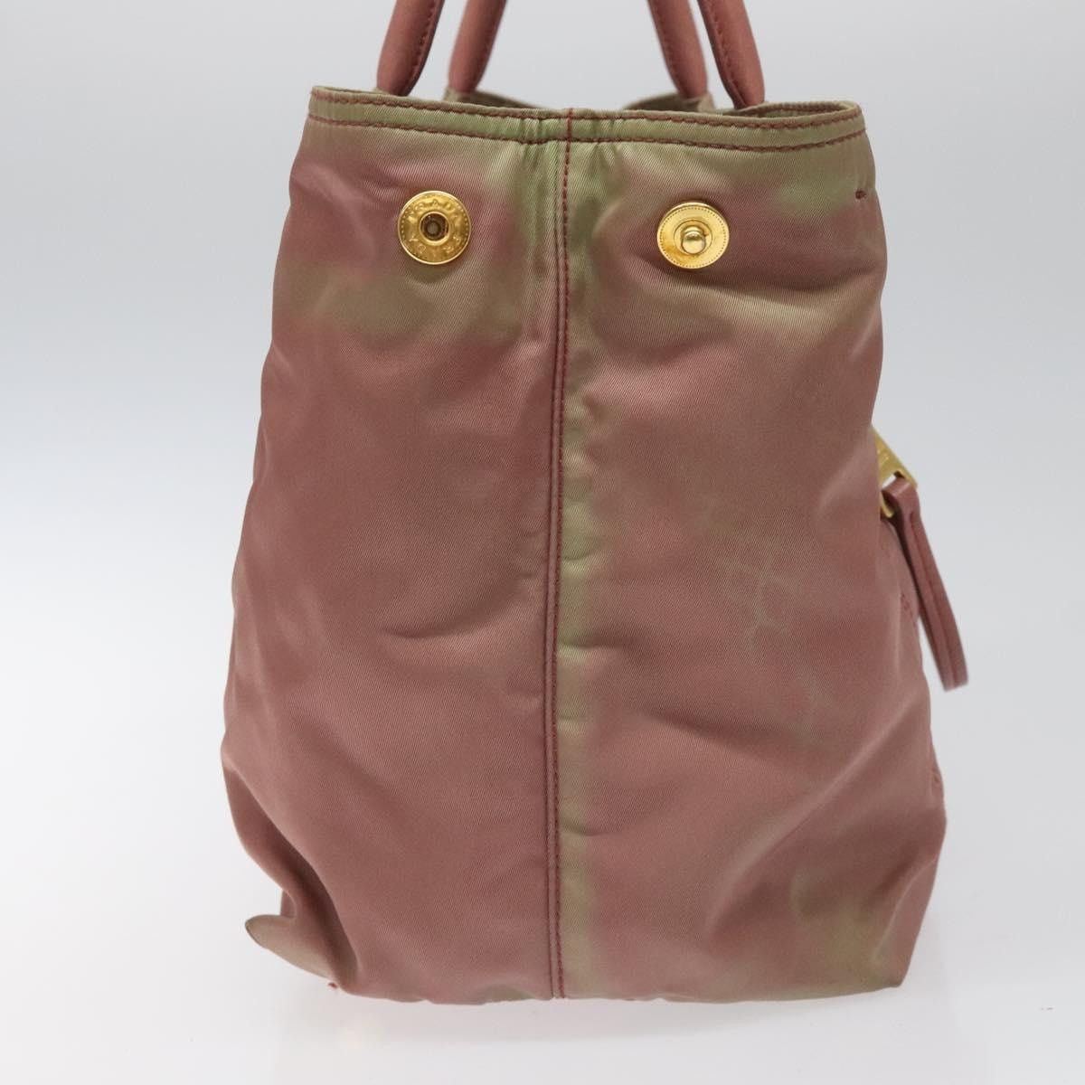 Prada PRADA Hand Bag Nylon Pink Gold Size ONE SIZE - 3 Thumbnail