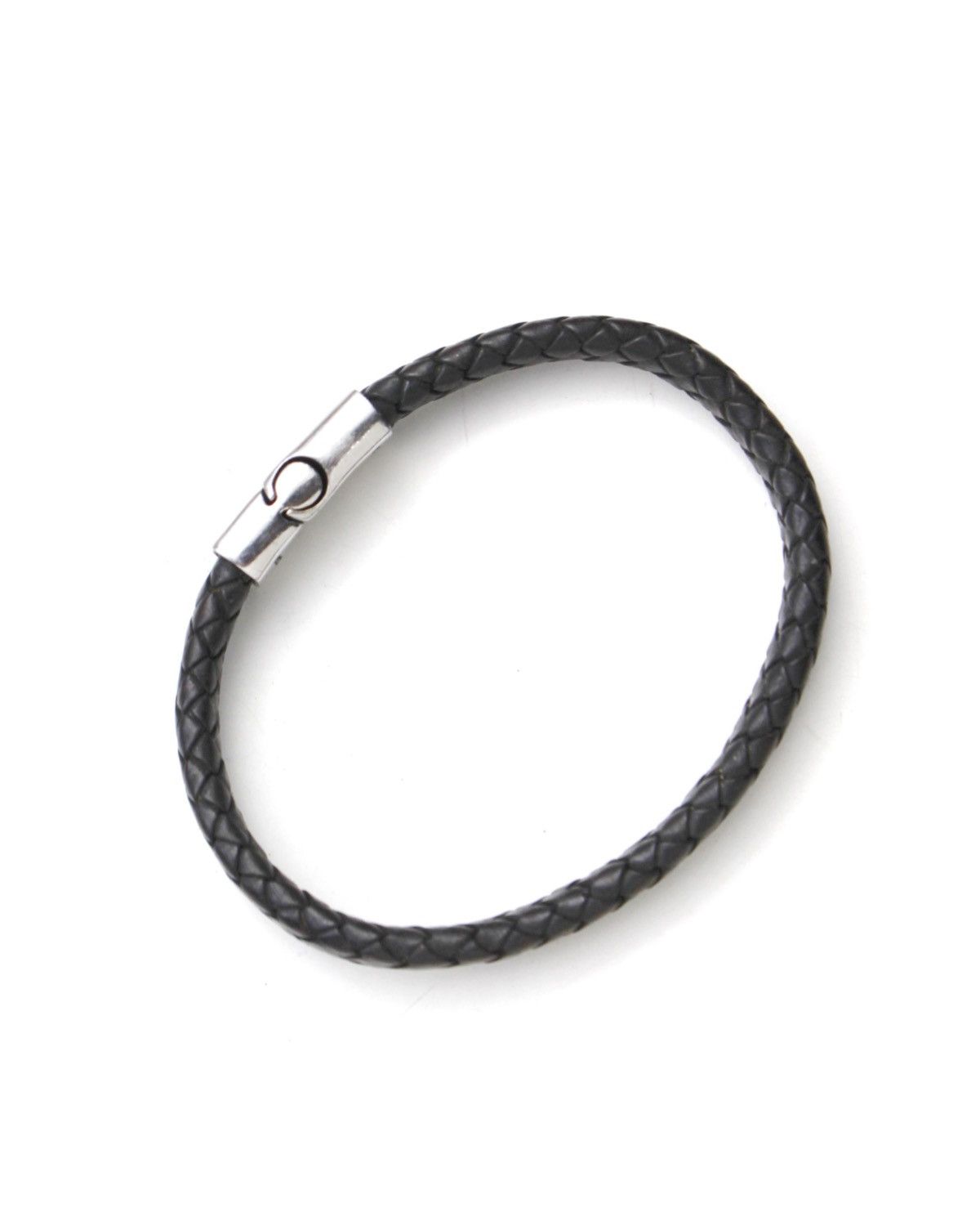 Vintage 2000S JAPANESE MADE BRAIDED LEATHER MAGNETIC CLASP BRACELET Size ONE SIZE - 2 Thumbnail